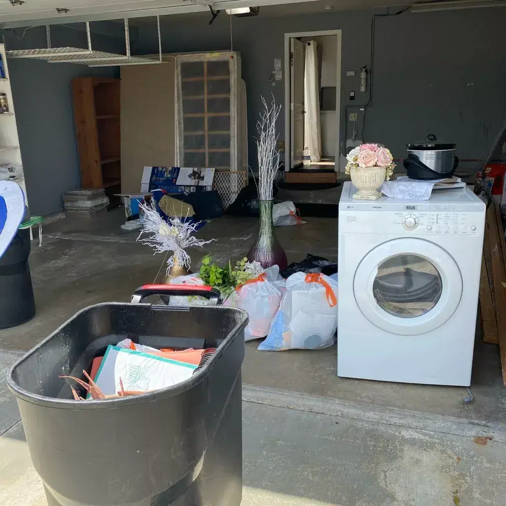 Garage cleanout service junk removal in Orange County