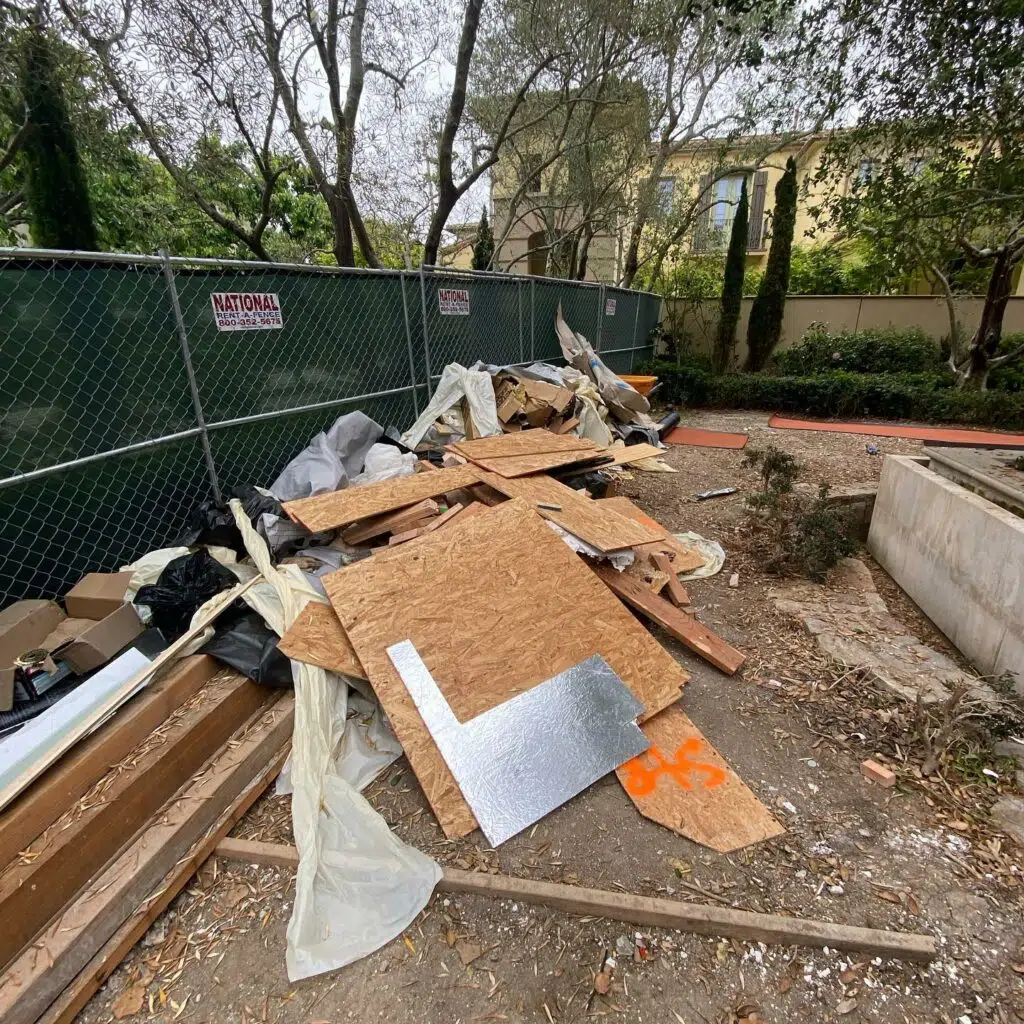 construction debris removal