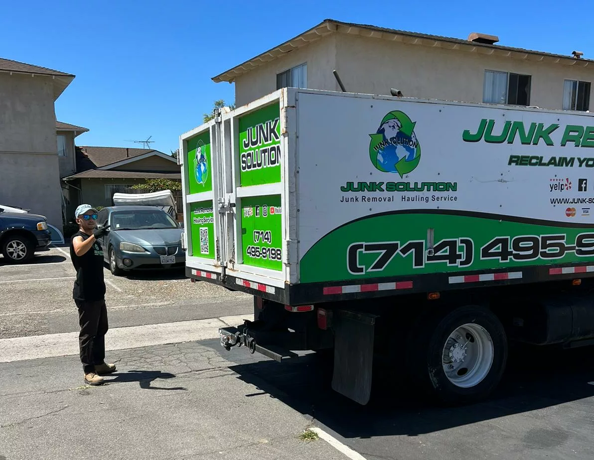 Employer Junk Solution Services in Orange County and truck